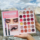 A complete 4-in-1 professional makeup palette for face, eyes, and eyebrows.