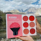 A complete 4-in-1 professional makeup palette for face, eyes, and eyebrows.