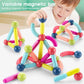 64 PCS Magnetic Building Blocks Set in Orange Box