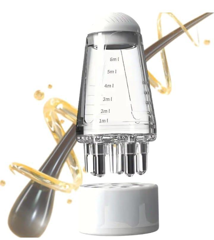 6ml Transparent Hair Oil Applicator