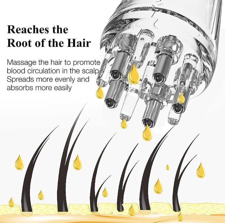 6ml Transparent Hair Oil Applicator