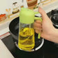 2-in-1 Oil Spray Bottle | Adjustable Mist & Dispenser | 470ml Leak-Proof Glass Container | For Cooking, BBQ, Baking & Air Fryer 380ml (Random Color)